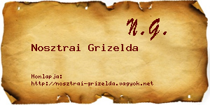 Nosztrai Grizelda névjegykártya